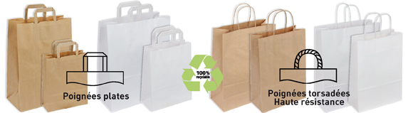 Sac papier kraft - Ecologique et 100% recyclable